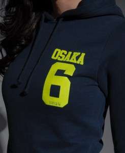 New Womens Superdry Osaka Midweight Hoodie HD AL MP420/1045  