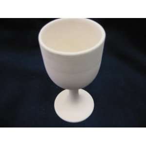 Ceramic bisque Wine goblet 7