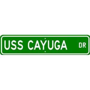  USS CAYUGA LST 1186 Street Sign   Navy Ship Gift Sailor 