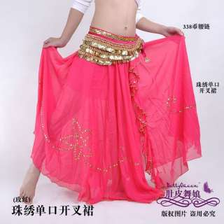 Sexy Belly Dance Costume Bead Embroider Single Skirt  