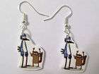 the regular show earrings mordecai and rigby earrings returns accepted
