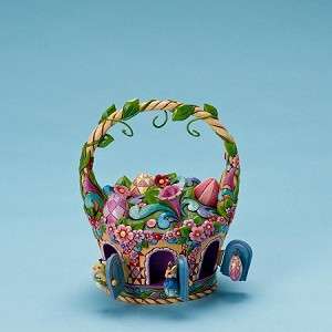JIM SHORE EASTER  Easter Basket with Hanging Ornaments  