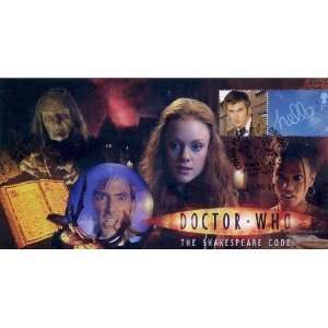  Doctor Who Stamp Cover Shakespeare Code SIGNED Christina 