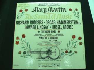 The Sound Of Music   Mary Martin (1959 LP) Great Cond!!  