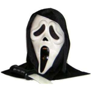  Scream Fancy Dress Mask & Knife, Glows In The Dark Toys 