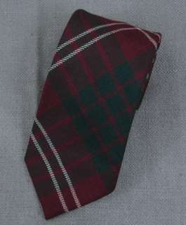 Ben Silver, Charleston, 100% wool tartan hand made tie  