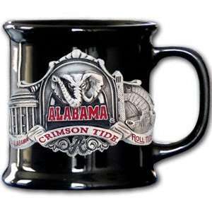    Alabama Crimson Tide 14oz VIP Black Coffee Mug: Sports & Outdoors