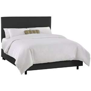 Black Microsuede Slip Cover Bed (Full):  Kitchen & Dining