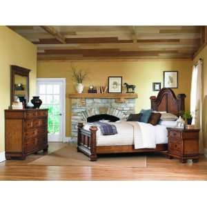  Classic Larkspur Complete Low Post Bed CA King 6/0: Home & Kitchen