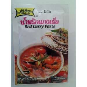 Red Curry Paste; Original From Thailand Restaurant 1.76 Ozx3 (Pack of 