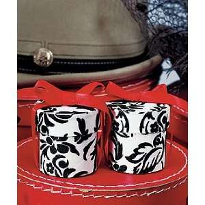  Damask Wedding Favor Boxes   Black and White: Health 