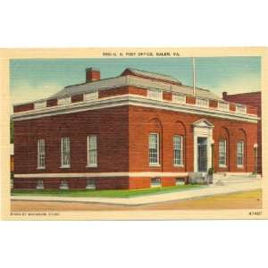   Vintage Postcard U.S. Post Office   Salem Virginia 