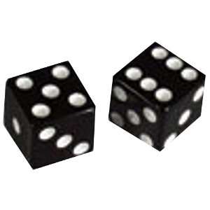  Black Dice Knobs (2 pcs.) w/Set Screw Musical Instruments