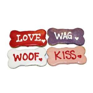 Pawsitively Gourmet Valentine Bones Cookies for Dogs (Pack of 20 