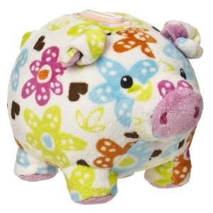    Mary Meyer Print Pizzazz 6 Piggy Bank Lily Design: Toys & Games