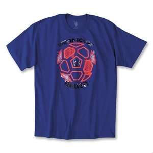  hidden The Worlds Game Soccer T Shirt (Royal) Sports 