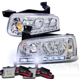   Kit+2006 2010 Dodge Charger LED 2in1 Head Lights+corners: Automotive