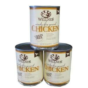  Wellness 95% Chicken Recipe Dog Food 13oz Case: Pet 