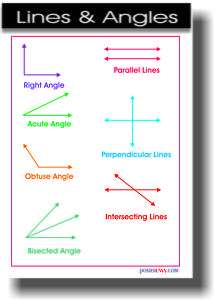 Lines & Angles   Math POSTER  