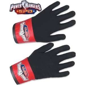  Childs Power Ranger SPD Police Captain Costume Gloves 