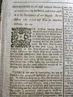 1776 newspaper DECLARATION of INDEPENDENCE authorized at Williamsburg 