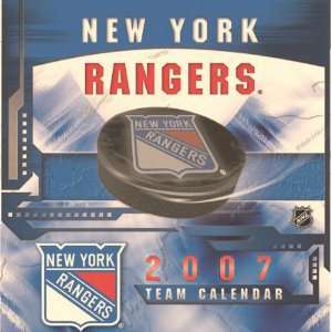  New York Rangers 2007 Box Calendar