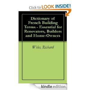 Dictionary of French Building Terms   Essential for Renovators 