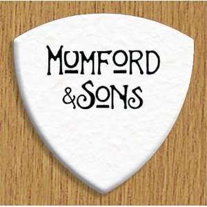  Mumford & Sons 5 X Bass Guitar Picks Both Sides Printed 