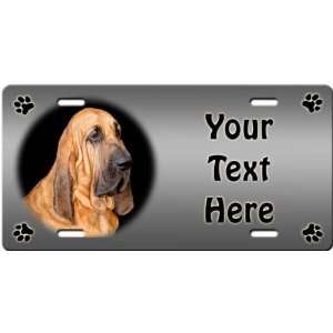  Bloodhound Personalized License Plate