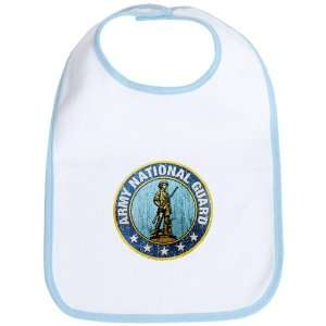  Baby Bib Sky Blue Army National Guard Emblem: Everything 