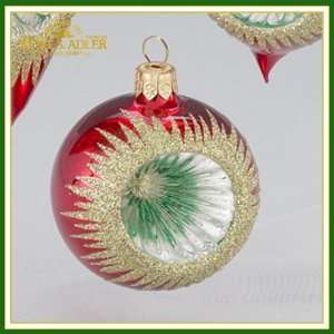  Christmas Ornaments GR0144 B Ball Blown Glass Reflectors 