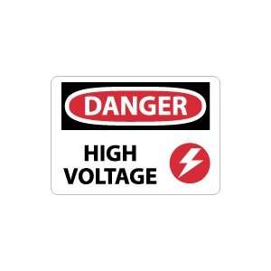  OSHA DANGER High Voltage Safety Sign: Home Improvement