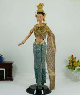   Fashion   OOAK Barbie Royalty   Thai Historical Real Gold Leaf  