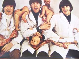 Vintage Original Beatles Yesterday Today Butcher Poster  