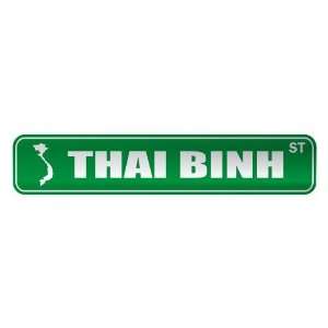 THAI BINH ST  STREET SIGN CITY VIETNAM