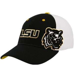  Top of the World LSU Tigers Black White X Ray Flex Fit Hat 