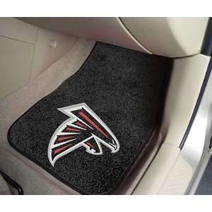  Atlanta Falcons Printed Carpet Car Mat 2 Piece Set: Sports 