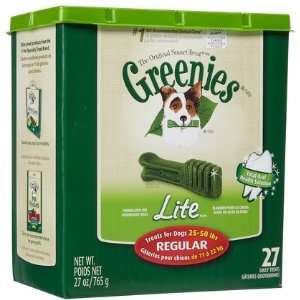 Greenies Lite Treat Tub   Pak   Regular Dog   27 oz (Quantity of 1)