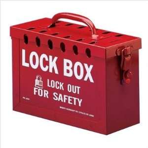  Lock Boxes Style: Len.:9, Wth:3 1/2, Hgt:6, Color:Blue 