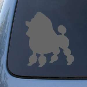 TOY POODLE   Dog   Vinyl Car Decal Sticker #1565  Vinyl Color Silver