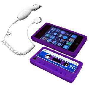   Tape Case / Skin / Cover & Car Charger for Apple iPhone 4S / iPhone 4