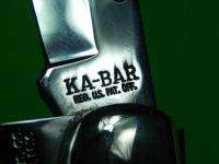 Huge Big KA BAR KABAR Dog Head Folding Pocket Knife  