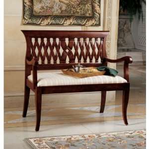  The Wren Mahogany Bench Furniture & Decor