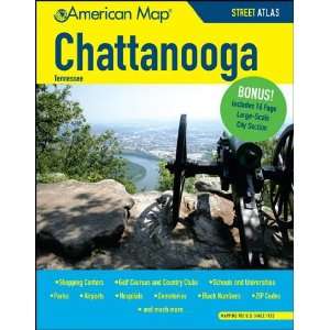   Map 610750 Chattanooga, Tennessee Street Atlas