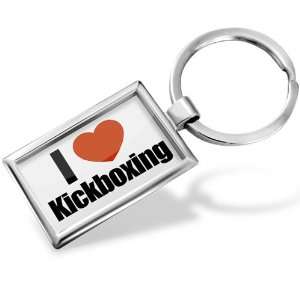  Keychain I Love Kickboxing   Hand Made, Key chain ring 