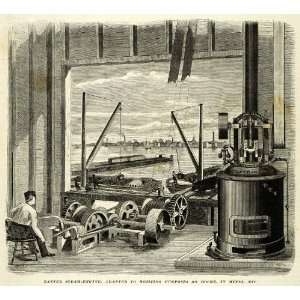  1874 Print Baxter Steam Engine Company Colt Fire Arms 