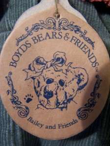 Boyds Plush Bailey and Friends Bailey Bear ADORABLE NWT  