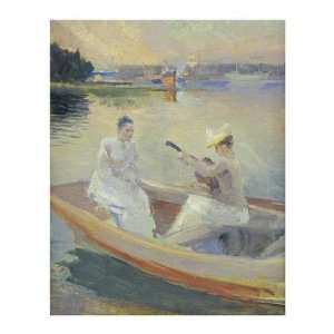   Albert Edelfelt   Summer Evening, Borga Harbour Giclee