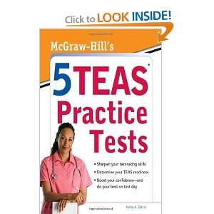  McGraw Hills 5 TEAS Practice Tests [Paperback]: Kathy 