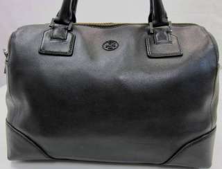 Tory Burch ROBINSON Large Sachel BLACK Leather Bag $550  